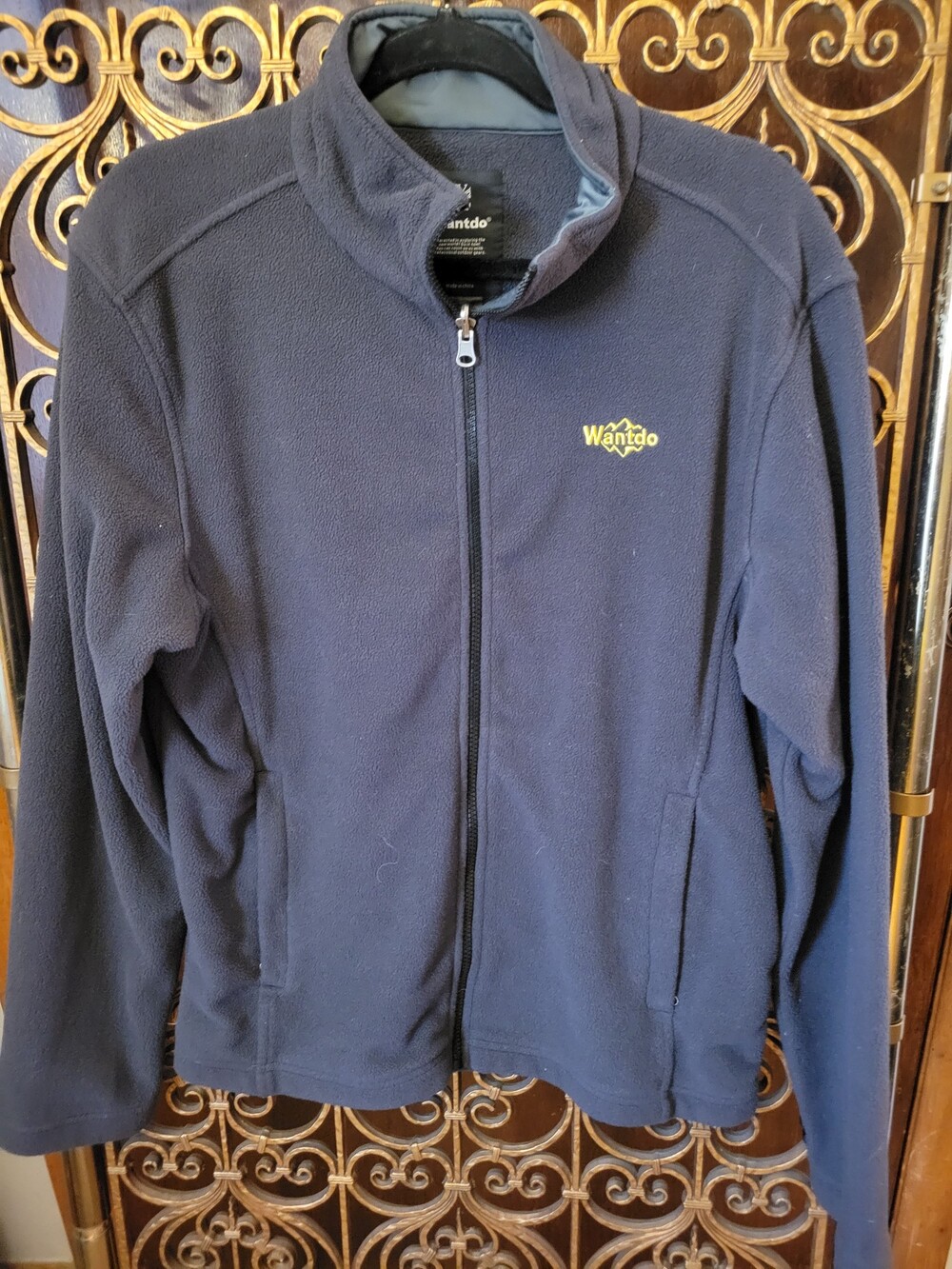 Wantdo Gray Fleece Full Zip
